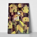 Πινακας σε καμβά PAUL KLEE - ABSTRACT COMPOSITION OF HOUSES
