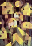 Πινακας σε καμβά PAUL KLEE - ABSTRACT COMPOSITION OF HOUSES