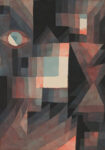 Πινακας σε καμβά PAUL KLEE - ABSTRACT RED AND GREEN GRADATION