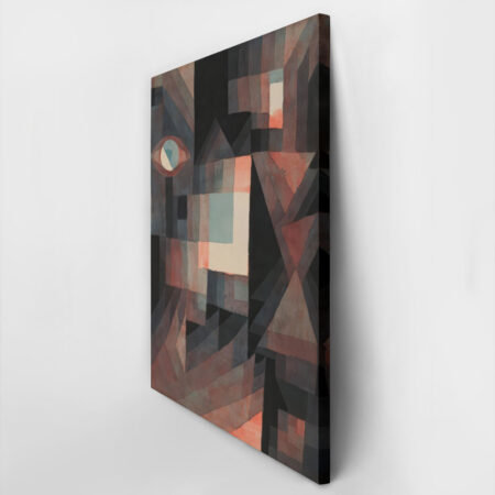 Πινακας σε καμβά PAUL KLEE - ABSTRACT RED AND GREEN GRADATION - Paul Klee Sticky 2