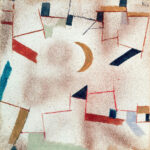 Πίνακας σε καμβά PAUL KLEE - ABSTRACT WITH CRESCENT MOON