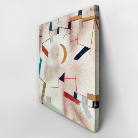 Πίνακας σε καμβά PAUL KLEE - ABSTRACT WITH CRESCENT MOON - Paul Klee Sticky 2