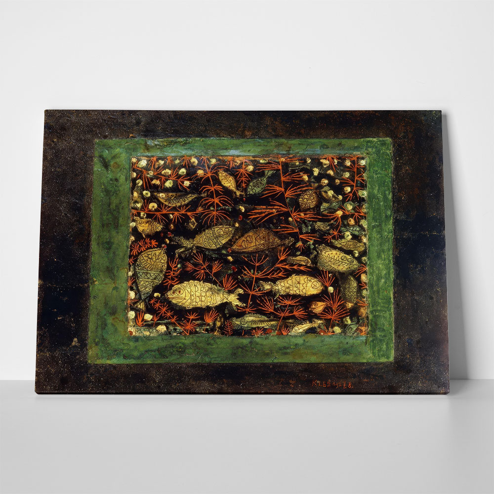 Πινακας σε καμβά PAUL KLEE - AQUARIUM