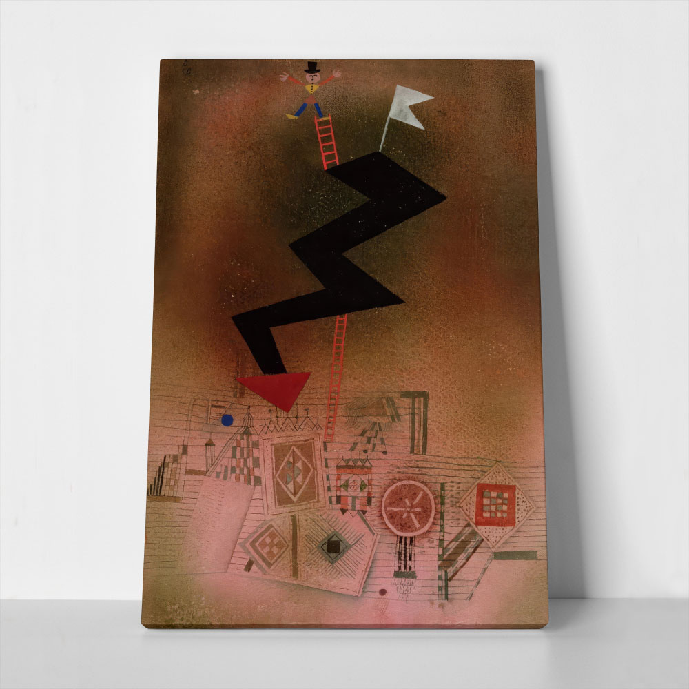 Πινακας σε καμβά PAUL KLEE - ARRESTED LIGHTNING