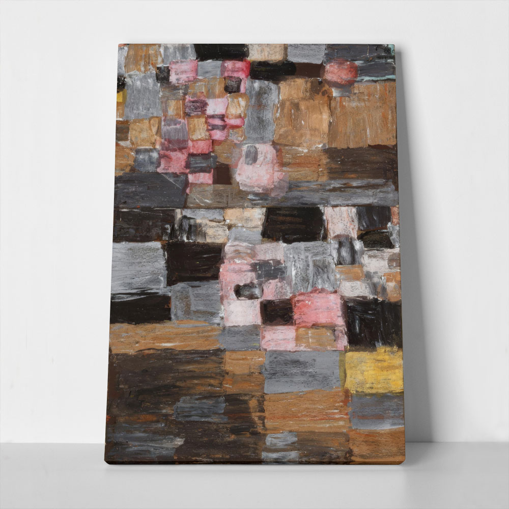 Πινακας σε καμβά PAUL KLEE - ASCENT OF A TOWN