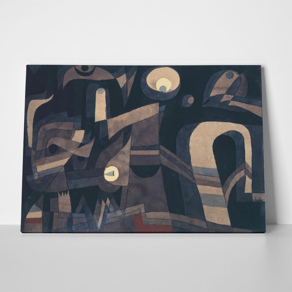 Πινακας σε καμβά PAUL KLEE - AT NIGHT