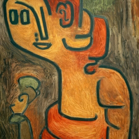 Πινακας σε καμβά PAUL KLEE - BUST OF GAIA - Paul Klee Sticky 5