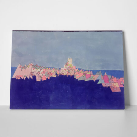 Πινακας σε καμβά PAUL KLEE - CASTLE ON THE REEF - Paul Klee