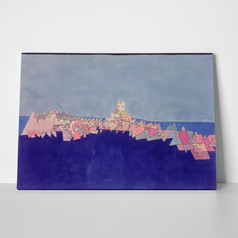 Πινακας σε καμβά PAUL KLEE - CASTLE ON THE REEF