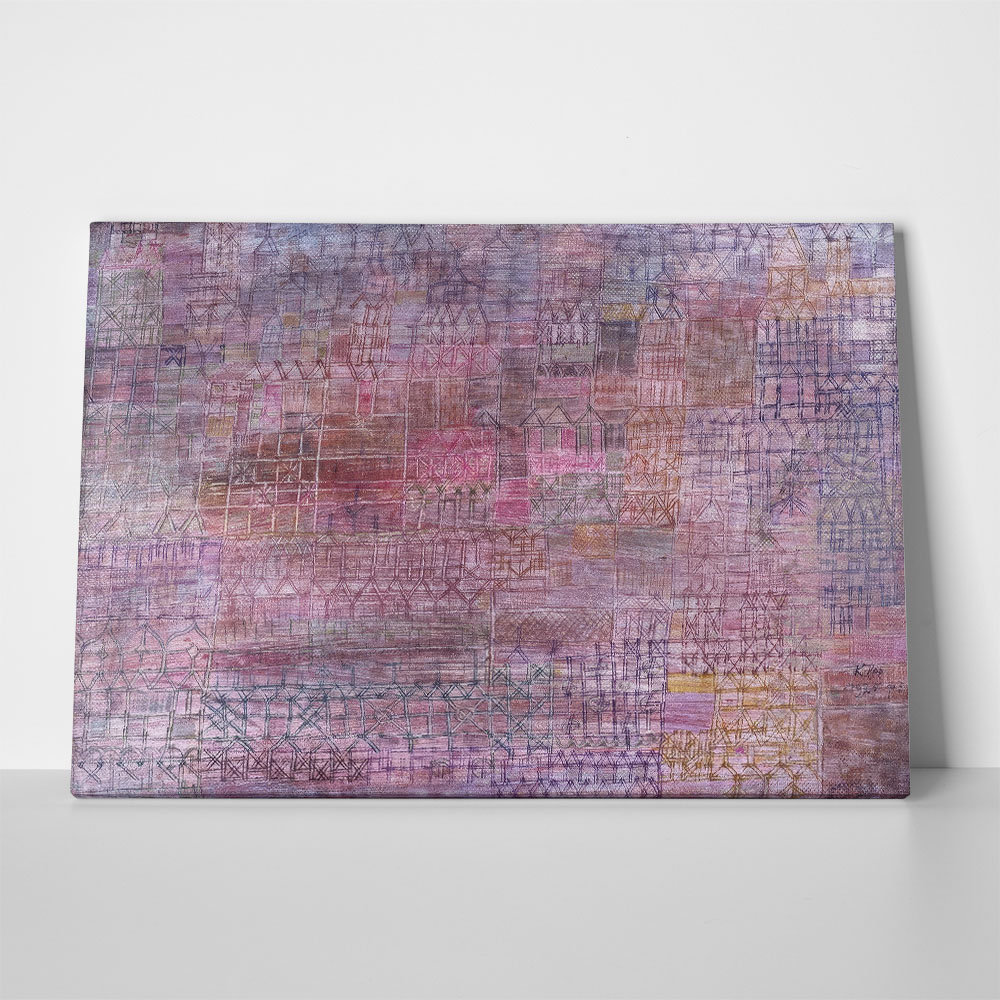 Πινακας σε καμβά PAUL KLEE - CATHEDRALS