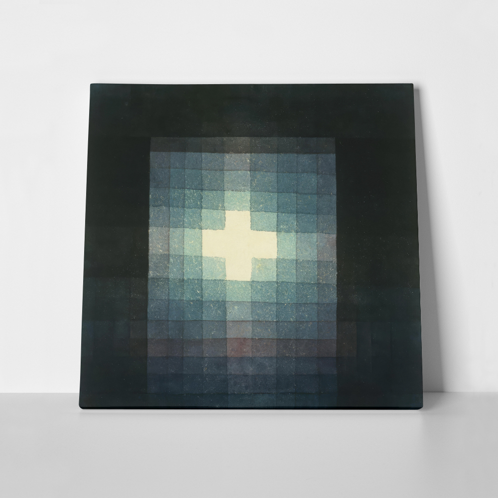 Πίνακας σε καμβά PAUL KLEE - CHRISTIAN MONUMENT