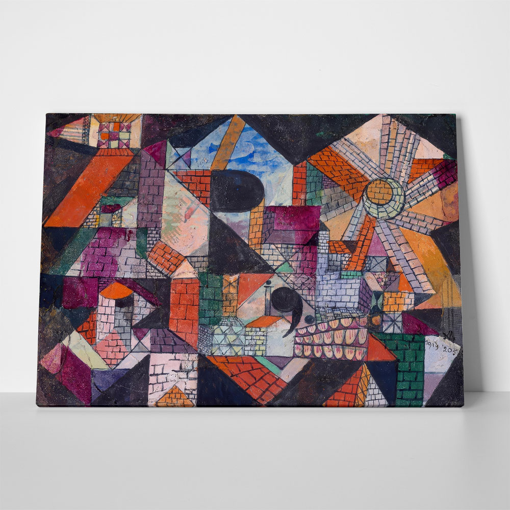 Πινακας σε καμβά PAUL KLEE - CITY R