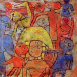 Πίνακας σε καμβά PAUL KLEE - COLOURFUL GROUP