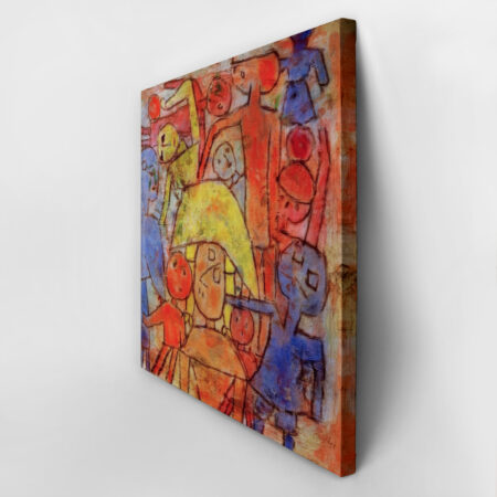 Πίνακας σε καμβά PAUL KLEE - COLOURFUL GROUP - Paul Klee Sticky 2