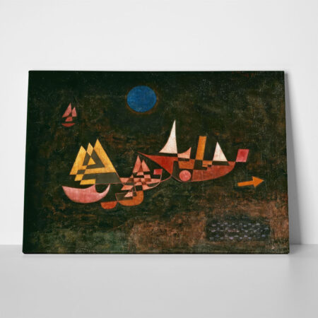 Πινακας σε καμβά PAUL KLEE - DEPARTURE OF THE SHIPS - Paul Klee