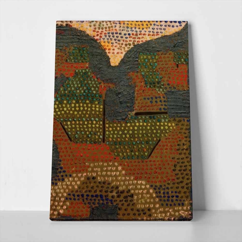 Πινακας σε καμβά PAUL KLEE - EVENING IN THE VALLEY