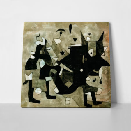 Πίνακας σε καμβά PAUL KLEE - OVERLOADED DEVIL - Paul Klee