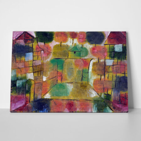 Πινακας σε καμβά PAUL KLEE - TREE AND ARCHITECTURE RHYTHMS - Paul Klee
