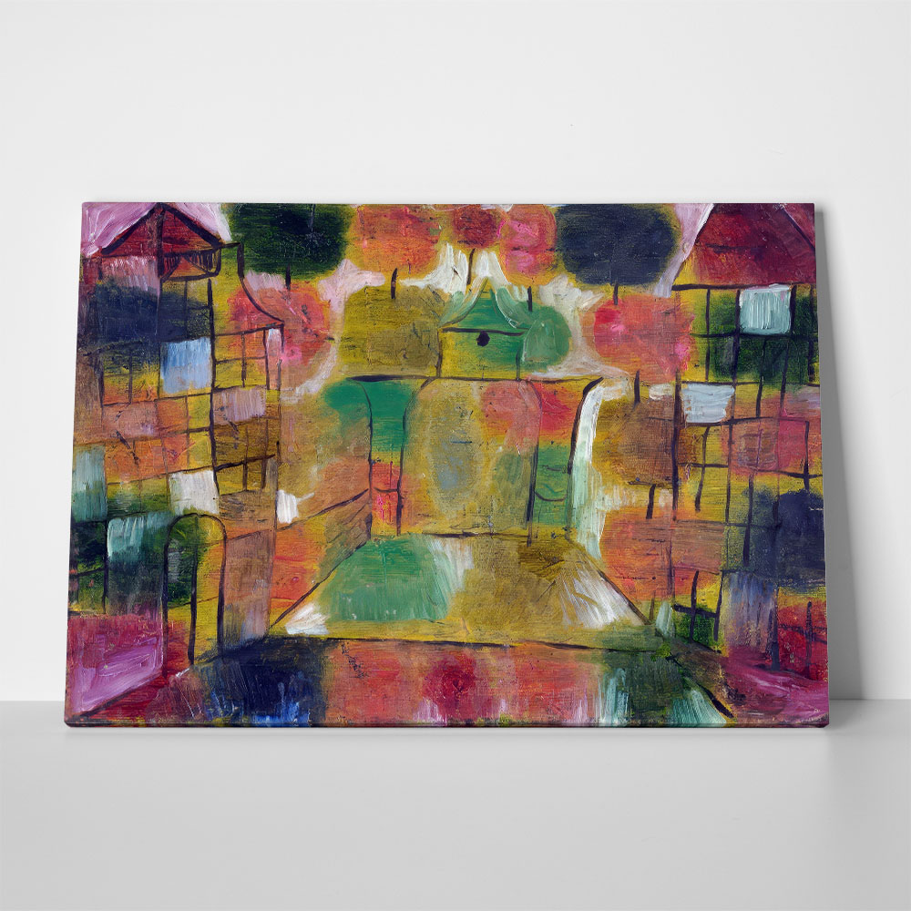 Πινακας σε καμβά PAUL KLEE - TREE AND ARCHITECTURE RHYTHMS