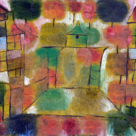 Πινακας σε καμβά PAUL KLEE - TREE AND ARCHITECTURE RHYTHMS - Paul Klee Sticky 5