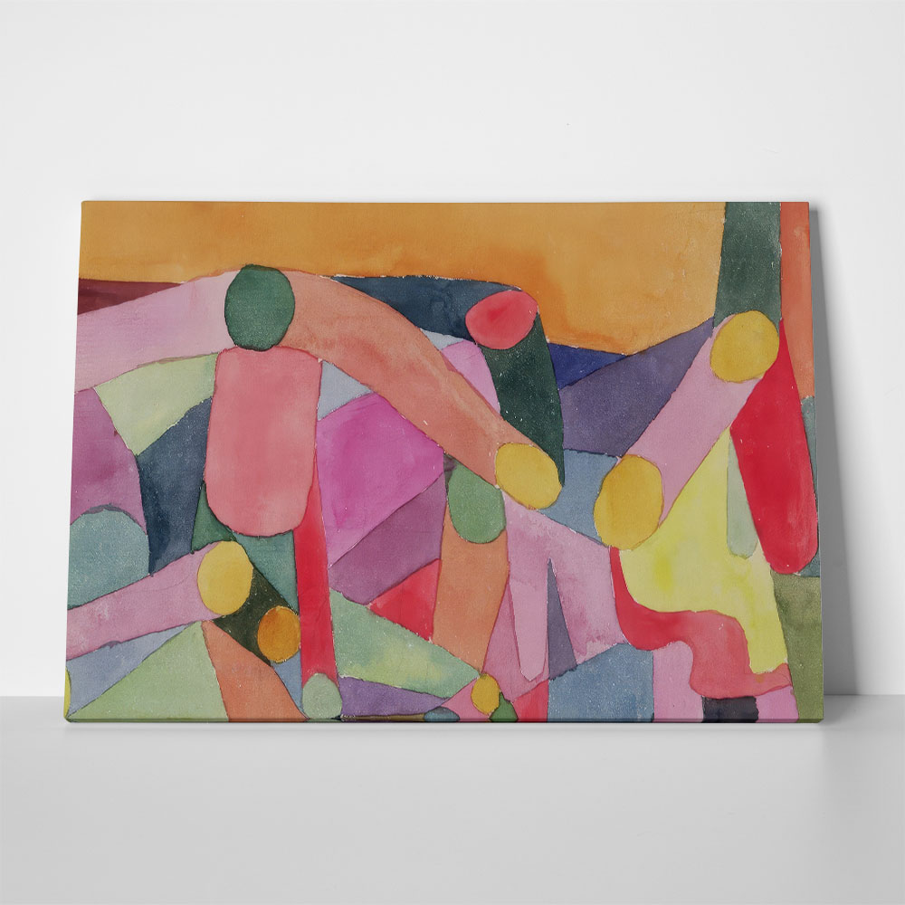Πινακας σε καμβά PAUL KLEE - UNTITLED COLOUR COMPOSITION