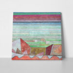 Πίνακας σε καμβά PAUL KLEE - VIEW INTO THE FERTILE COUNTRY