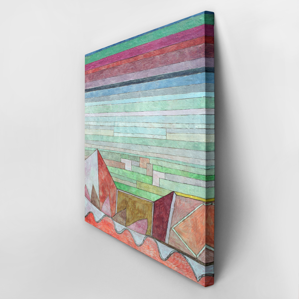 Πίνακας σε καμβά PAUL KLEE - VIEW INTO THE FERTILE COUNTRY