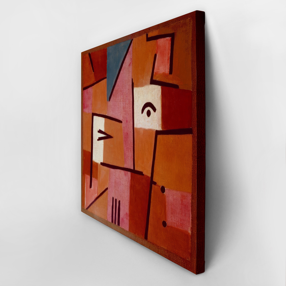 Πίνακας σε καμβά PAUL KLEE - VIEW OF RED