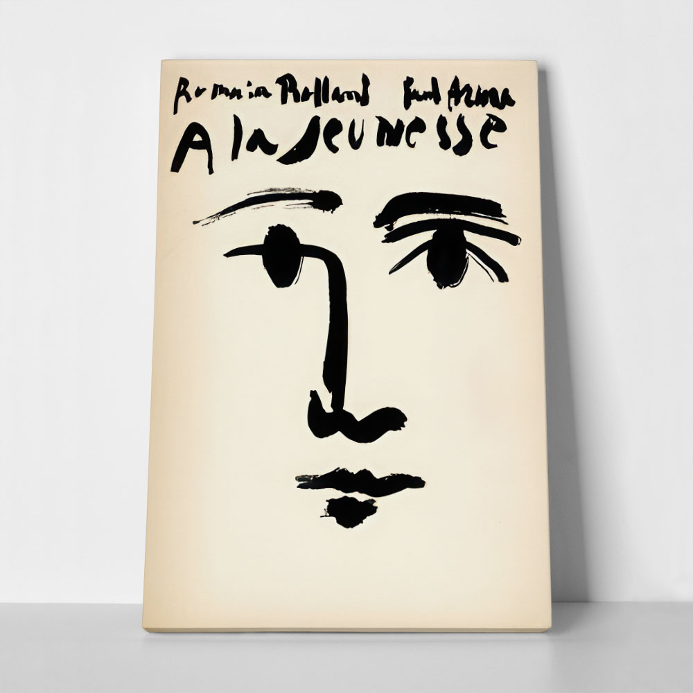 Πινακας σε καμβά PICASSO - A LA JEUNESSE