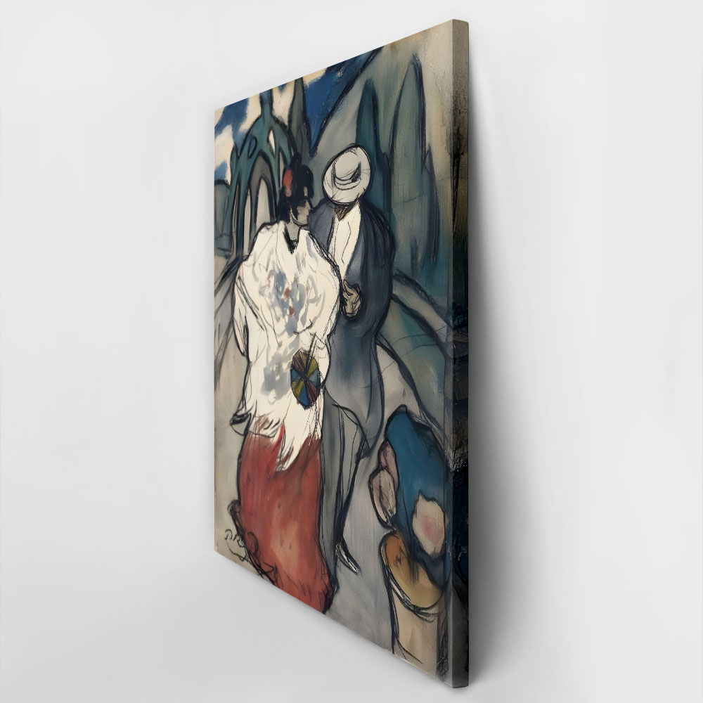 Πινακας σε καμβά PICASSO - A SPANISH COUPLE
