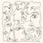 Πίνακας σε καμβά PICASSO - ABSTRACT CONTINUOUS LINE ART