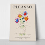 Πινακας σε καμβά PICASSO - BOUQUET OF PEACE