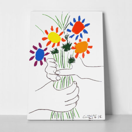 Πινακας σε καμβά PICASSO - BOUQUET OF PEACE - Pablo Picasso