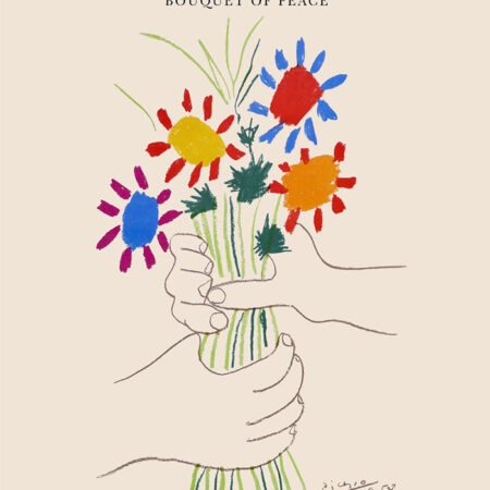 Πινακας σε καμβά PICASSO - BOUQUET OF PEACE - Pablo Picasso Sticky 6