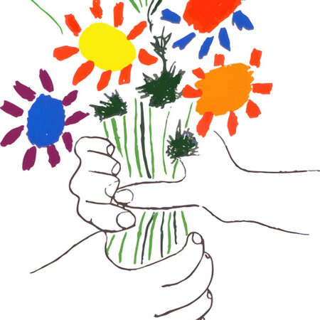 Πινακας σε καμβά PICASSO - BOUQUET OF PEACE - Pablo Picasso Sticky 5