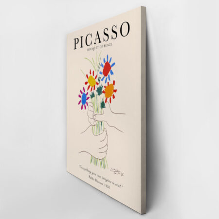 Πινακας σε καμβά PICASSO - BOUQUET OF PEACE - Pablo Picasso Sticky 3