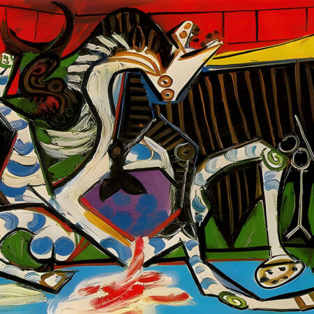 Πινακας σε καμβά PICASSO - BULLFIGHT 1934 - Pablo Picasso Sticky 5