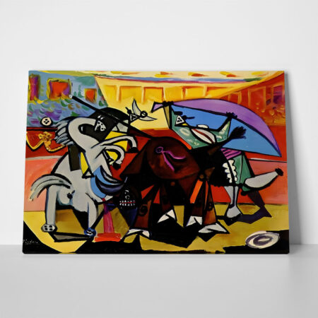 Πινακας σε καμβά PICASSO - BULLFIGHT 3 - Pablo Picasso