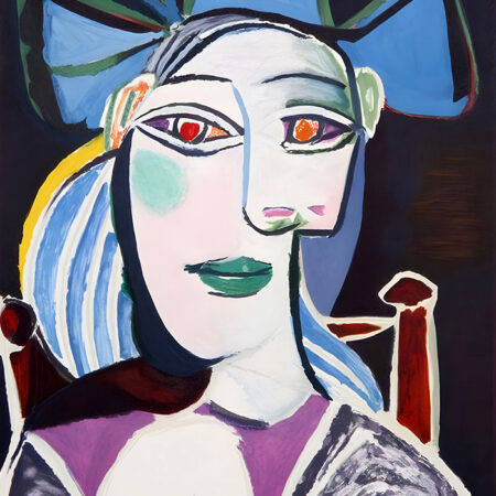 Πινακας σε καμβά PICASSO - BUST OF A WOMAN IN A BLUE HAT - Pablo Picasso Sticky 5