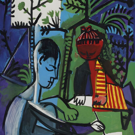Πινακας σε καμβά PICASSO - CLAUDE DRAWING FRANCOISE AND PALOMA - Pablo Picasso Sticky 5