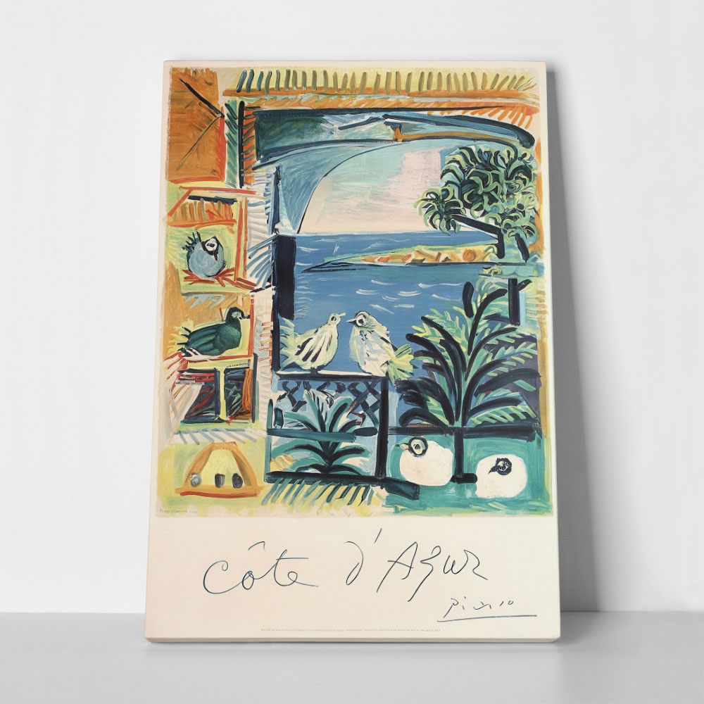 Πινακας σε καμβά PICASSO - COTE D'AZUR
