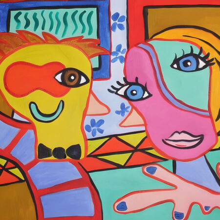 Πινακας σε καμβά PICASSO - COUPLE - Pablo Picasso Sticky 5