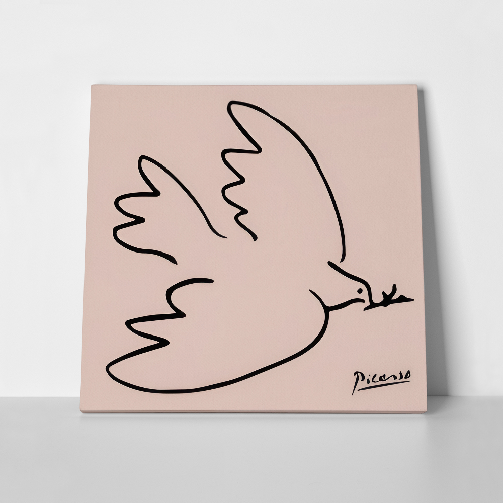 Πίνακας σε καμβά PICASSO - DOVE OF PEACE