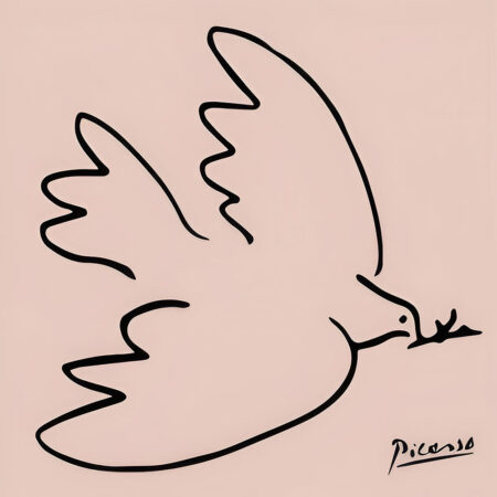 Πίνακας σε καμβά PICASSO - DOVE OF PEACE - Pablo Picasso Sticky 5