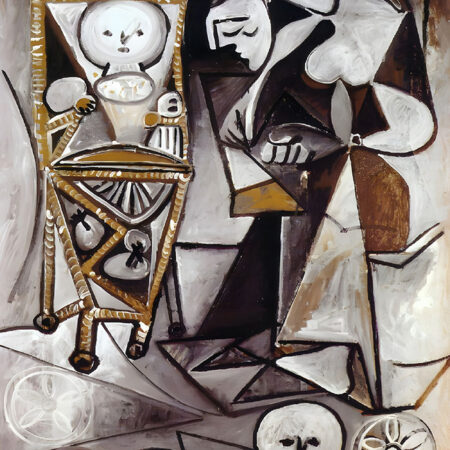 Πινακας σε καμβά PICASSO - DRAWING WOMAN SURROUNDED BY HER CHILDREN - Pablo Picasso Sticky 5