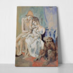 Πινακας σε καμβά PICASSO - FAMILY OF ACROBATS