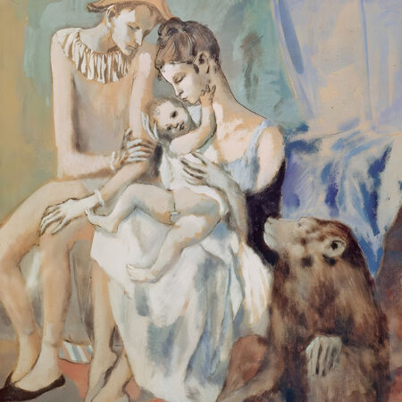 Πινακας σε καμβά PICASSO - FAMILY OF ACROBATS - Pablo Picasso Sticky 5