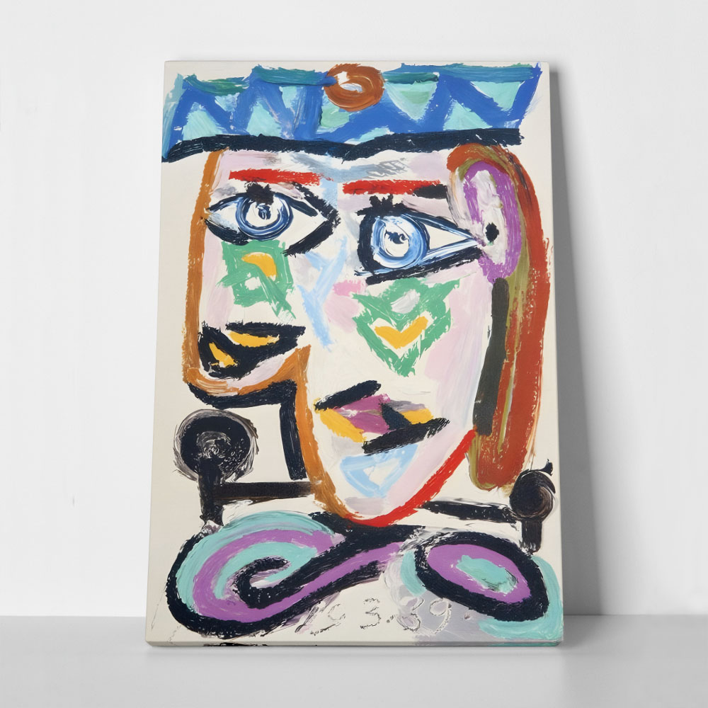 Πινακας σε καμβά PICASSO - FEMME AU BERET
