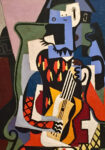 Πινακας σε καμβά PICASSO - HARLEQUIN MUSICIAN