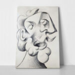 Πινακας σε καμβά PICASSO - HEAD OF A MAN